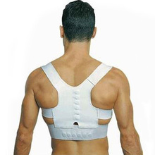 Newly DesignMen Women Magnetic Posture Back Support Corrector Belt Band Brace Shoulder Braces Supports for Sport