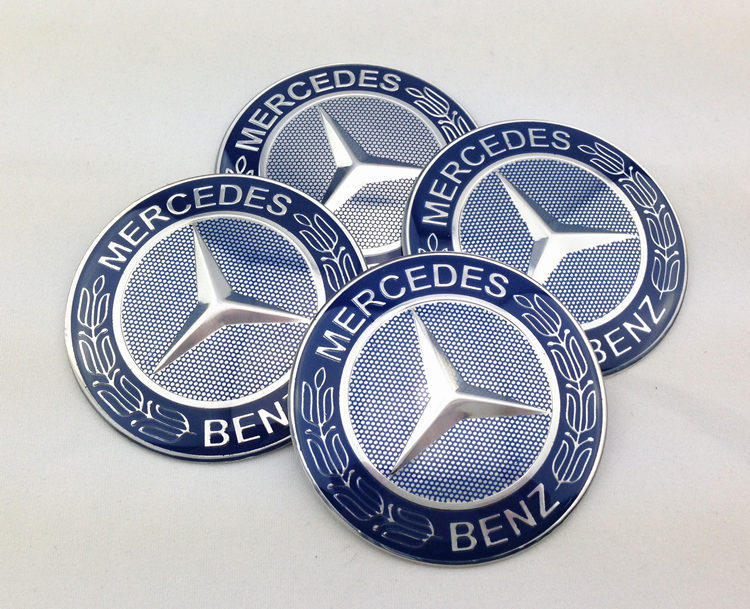 Mercedes center cap stickers #2