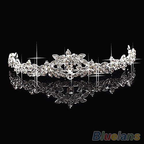 HOT Elegant Sparkly Crystal Rhinestone Crown Tiara Wedding Prom Bride s Headband wedding headband 1DU8