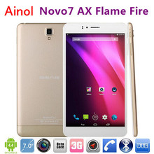 Ainol Novo7 AX Flame Fire Octa Core 7 inch MTK6592 Phone Call Tablet pc 16GB/32GB ROM GSM WCDMA 5.0MP Camera Android 4.4 BT GPS