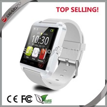 Original hot selling intelligent touch screen alarm smartwatch u8 led montre accessories parts for iphone samsung