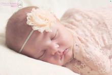 Stretch Newborn Lace Wrap Baby Photo Prop Cocoon Baby Wrap Set Lace Rug Baby Studio Props