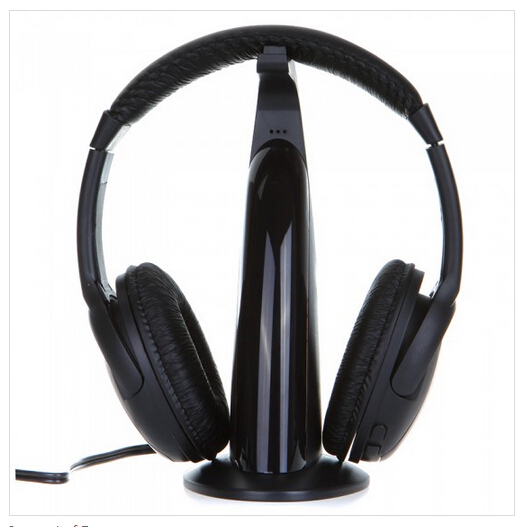 5 в 1 HiFi беспроводные наушники FM радио монитор MP3 пк ...