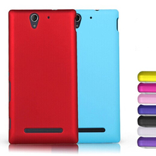 Matte Rubberized Anti skid Style Various Color Case for SONY Xperia C3 S55T Ultra thin Hard