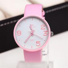 Free shipping Fashion concise women casual watch Trendy leather ladies quartz watch Fashion jewelry