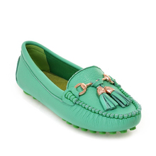 Sweet genuine leather single shoes female 2014 comfortable boat shoes spring and autumn shoes round toe