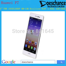 Huawei Ascend P7 4G LTE Phone Android 4.4.2 Dual SIM Smartphone 5.0” inch IPS 1920*1080pix Quad Core 1.8GHz 2GB RAM 16GB ROM