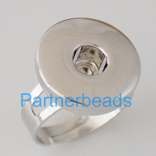 HOT sale DIY adjustable snap button rings for snap buttons fit ginger snap button from www partnerbeads com KB2031