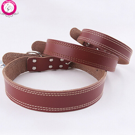 High-Quality-100-Leather-Dog-Collar-Durable-Collars-For-Large-Dog ...