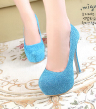 The new spring, summer, autumn 2014 waterproof high-heeled shoes high heels sweet and fashion