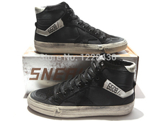 New Golden Goose Superstar High Top Genuine Leather Sneakers Men Women Shoes G24D129.A8