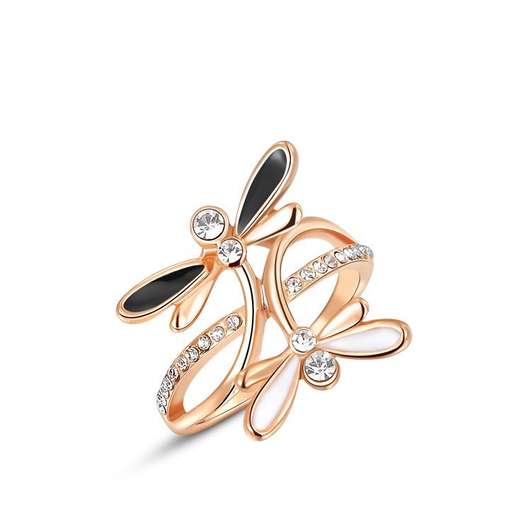 ... shape-ring-Anel-vintage-Fashion-jewelry-Rose-gold-plated-wedding-rings