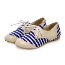 2014 New Arrival Big Size 33 43 Red Blue Lace Up Fashion Sweet Leisure Casual Sping
