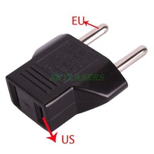 1PC Universal US To EU Plug USA To Euro Europe Travel Wall AC Power Charger Outlet Adapter Converter