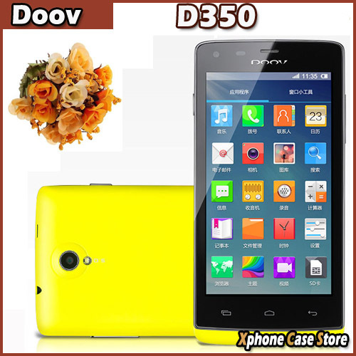 Original DOOV D350 ROM 4GB 4 5 inch Android 4 1 Smart Phone MTK6589 Quad Core