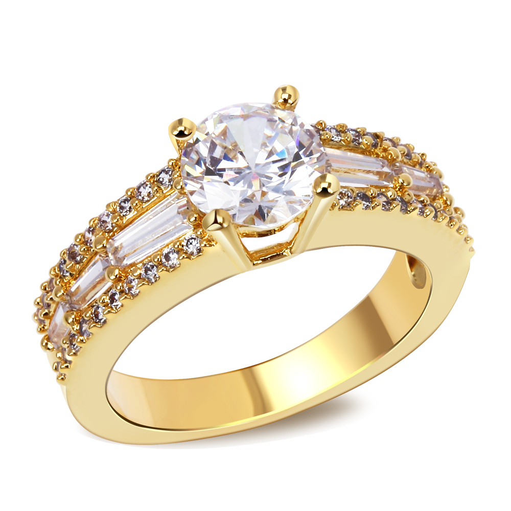 Engagement-ring-real-gold-plated-with-Cubic-zirconia-luxury-Rings ...
