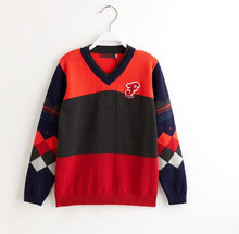 2014 new fashion autumn and winter Catimini French boys stripe pattern sweater pullover kids boys brand