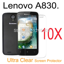 10pcs Smartphone android Lenovo A830 Ultra Clear Screen Protector LCD Screen Protective Film Cover Guard For