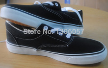 Hot 2014 New Low Style Black Solid Color Canvas Shoes Fashion Sneakers For Men Women Brand Sneakers