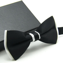 2014 Xmas Mens Fashion Tuxedo Classic Solid Color Adjustable Party Bar Bowtie Red Black White Green