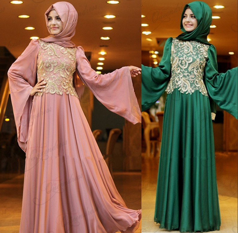 2015-Latest-Design-Ladies-Dresses-Fashion-Flare-Long-Sleeve-Chiffon ...