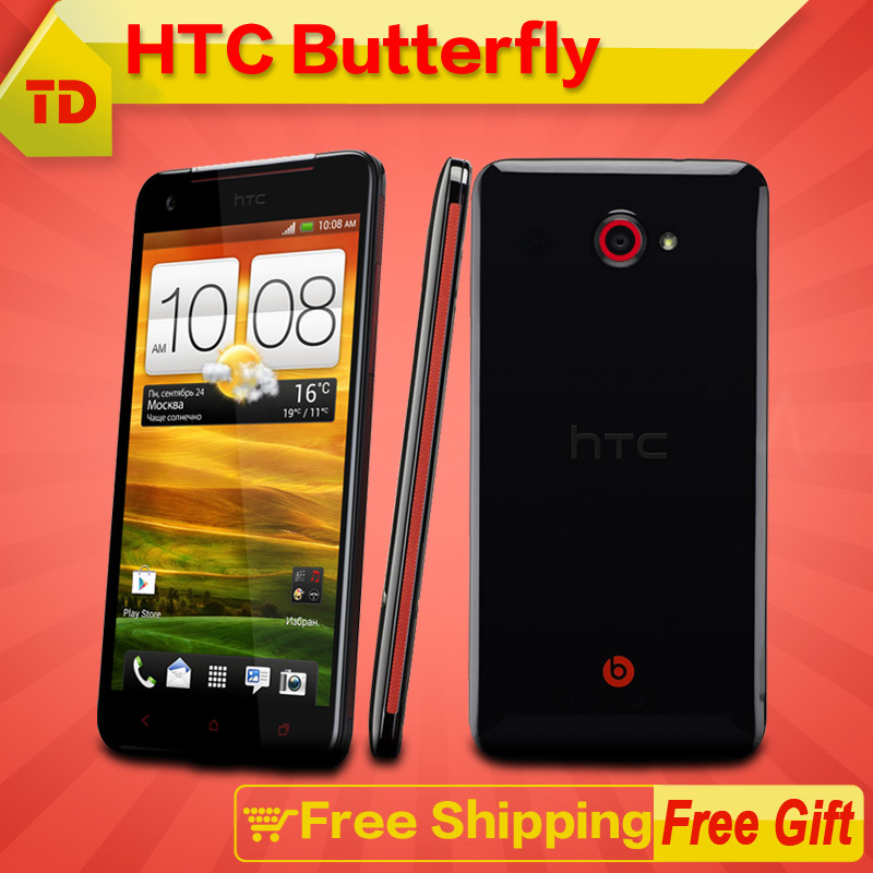 Original Butterfly HTC Deluxe X920e Refurbished cellphone WIFI 5 0 TouchScreen 8MP camera Unlocked Cell Phone