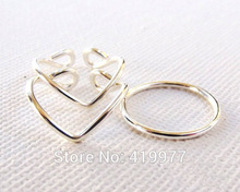 New 2Pcs Lot Unique Pretty Chic V Shaped Toe Ring Foot Beach Barefoot Jewelry Gift Free