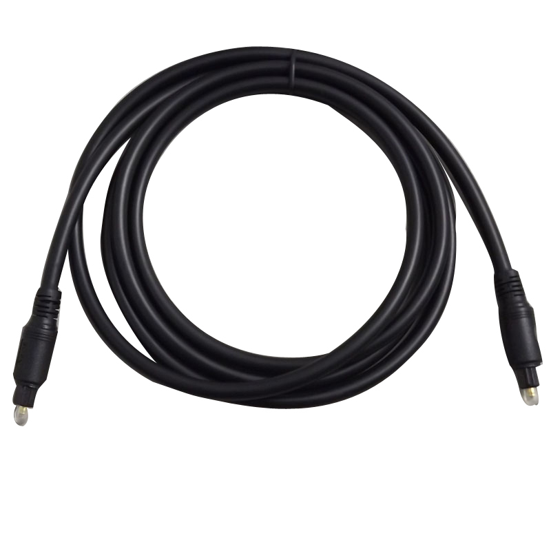 1 8m Digital Audio cables Optical Fiber Cable Toslink connect cabo kabel black