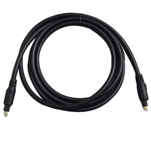 1.8m Digital Audio cables Optical Fiber Cable Toslink connect cabo kabel black