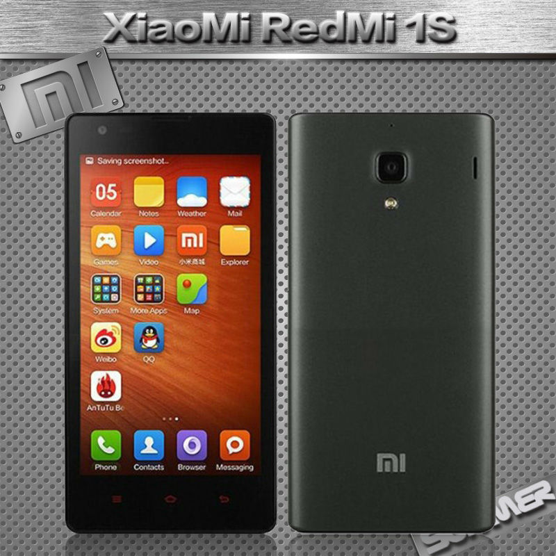 Original Xiaomi Red Rice Hongmi 1S Cell Phones 4 7 IPS Redmi WCDMA Quad Core1GB RAM