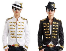 Free shipping 2014 The new men s suits host night games singers stage dance clothing