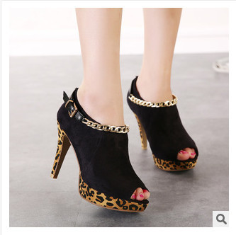 Size35 39 New style fashion women open toe ankle boots women platform botas high quality women