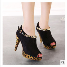 Size35-39 New style fashion women open toe ankle boots women platform botas high quality women high heel boots free shipping