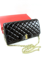 2014 Luxury Salvatore F Brand Women Genuine Leather Shoulder Bags Palid Sheepskin Messenger Bags