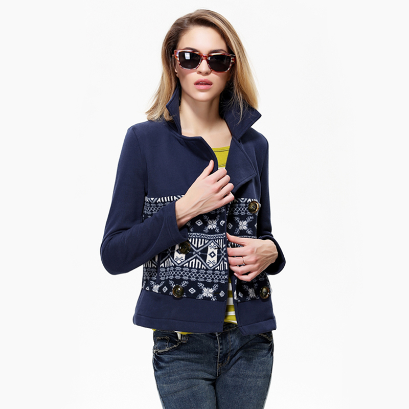 High street cotton short jacket new 2014 fashion women slim woolen short coat for autumn winter
