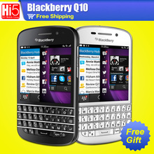 Blackberry Q10 Original Unlocked Mobile Phone 4G Network 8.0MP camera Dual-core 2G RAM 16G ROM Free shipping In Stock