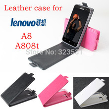 Free Shipping!! NEW Arravial Original High Quality 5.0” lenovo A8 smartphone Flip Cover Leather Case.Leather Case for LENOVO A8