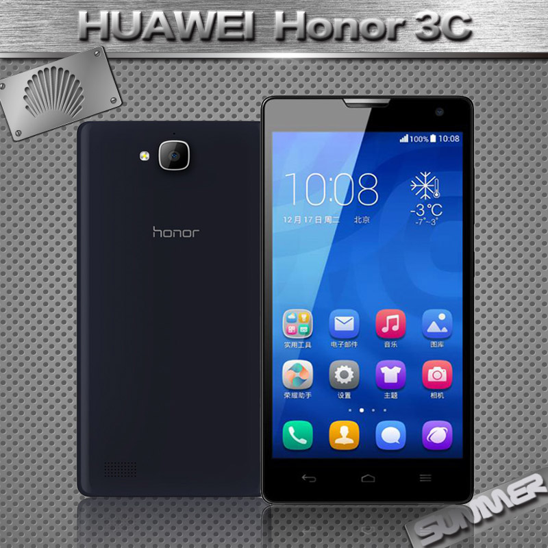 Original New HUAWEI Honor 3C WCDMA 5 0 MTK6592 Ouad Core Mobile Phone 13MP Android Dual