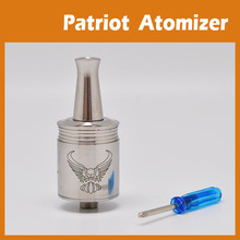1pc lot New Rebuildable Atomizer Black Patriot Atomizer Atomic RDA Clone For MOD Electronic Cigarette 1