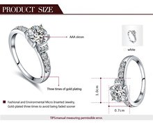 Exquisite gold plated Austrian crystal normal Marriage rings fashion jewelry gift wholesale ROXR175