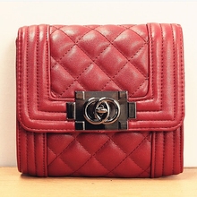 2014 spring new female bag Quilted retro classic channeled wind chainshoulder bag Messenger bag