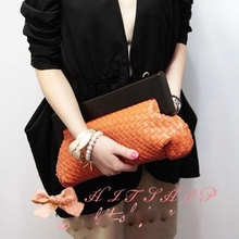Bag 2014 new fashion brand new handbagwave packet hand-woven handbags clutch bag  evening bags