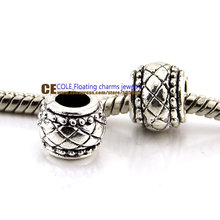 New  bracelet silver 925 charms large hole Beads, European Beads Fits pandora Charm Bracelets  necklaces & pendants KEPJ038