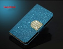 Shiny Flip Leather Phone Case Lenovo S860 Smartphone Cover For Lenovo S860 With Card Holder And Stand Design