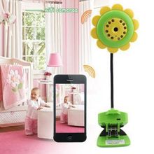 Holiday Sale Wifi IP Camera wireless video baby monitors Flower Design Camera Video Night Vision For