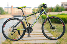 Laux Jack 26inch white mountain bike Hydraulic dual disc brake 27speed alloy bicycle frame alloy wire