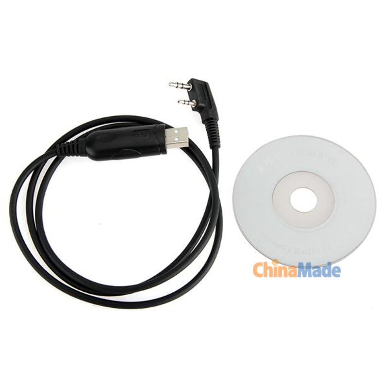 Купить 2-контактный usb программирование кабель + cd для рация kenwood ...