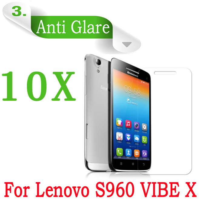 10X New Original 5 0 Mobile Phone Quad Core Lenovo S960 VIBE X Screen Protector Matte