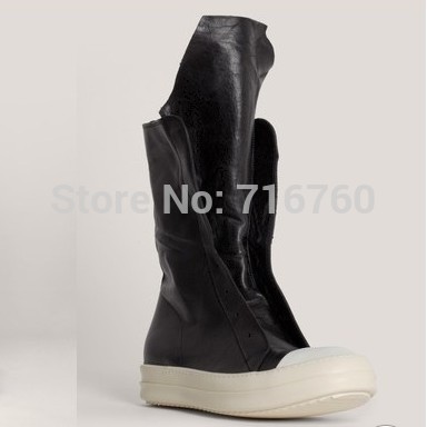 new 2014 high heel mid calf fashion boots zip sexy boot thick sole shoes woman women