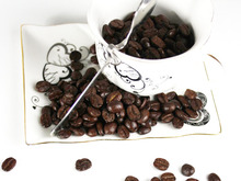 Imported Blue Mountain coffee beans freshly roasted organic black coffee powder 454g green food slimming coffee